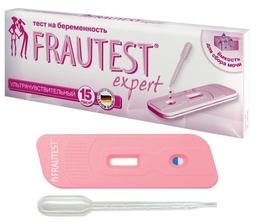 Тест-пипетка для определения беременности Frautest Expert