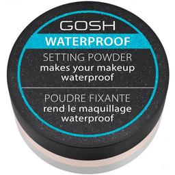 Пудра для обличчя фіксуюча Gosh Waterproof Setting Powder водостійка, тон 01 (Transparent), 7 г