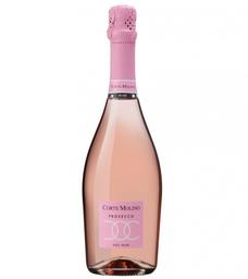 Игристое вино Corte Molino Prosecco Rose Extra Dry DOC, белое, экстра драй, 0,75 л