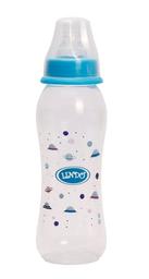Бутылочка для кормления Lindo, изогнутая, 250 мл, голубой (Li 145 гол)
