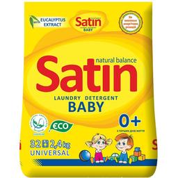 Детский стиральный порошок Satin Natural Balance Universal, с экстрактом эвкалипта, 2,4 кг