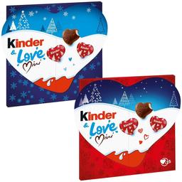 Набір цукерок Kinder Love Mini Herzen, в асортименті 107 г (913670)