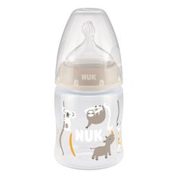 Пляшечка для годування NUK First Choice Plus Сафарі, з силіконовою соскою, 150 мл, бежевий (3952400)