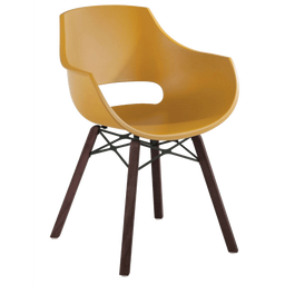 Кресло Papatya Opal Wox Iroko, матовый желтый (4823052301217)