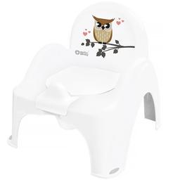 Горшок-стульчик Tega Plus baby, Маленькая сова, белый (PB-SOWA-007-103)