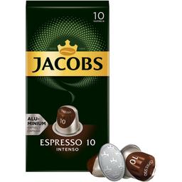 Кофе молотый Jacobs Espresso 10 Intenso в капсулах, 10 шт. (914990)