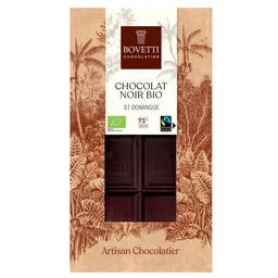 Шоколад чорний Bovetti 73% органічний 100 г
