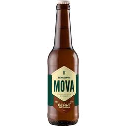 Пиво MOVA Stout Oatmeal, темное, нефильтрованное, 4,9%, 0,33 л