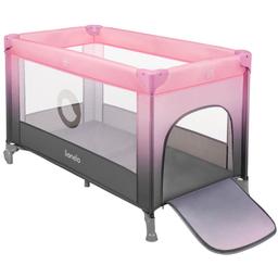 Манеж-кроватка Lionelo Stefi Pink Ombre, розово-серый (LO-STEFI PINK OMBRE)