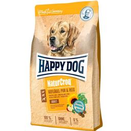 Сухий корм для дорослих собак Happy Dog NaturCroq Geflugel&Reis, з птицею та рисом, 11 кг