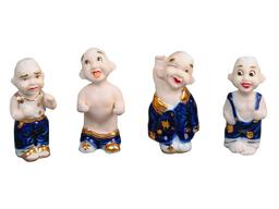 Набір декоративних фігурок Lefard Клоуни, 4 предмети (98-786)