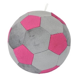 Декоративна подушка Tigres Футбольний м'ячик, рожевий з сірим (ПШ-0003)