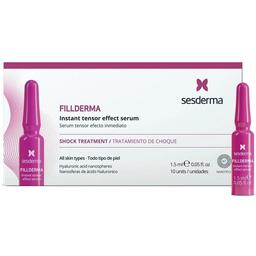 Сироватка для обличчя Sesderma Fillderma Instant Tensor Effect Serun Ampoules, 10x1,5 мл