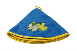 Рушник махровий Izzihome Груша, з вишивкою, 420 г/м2, 60 см, 1 шт., синій (600479)