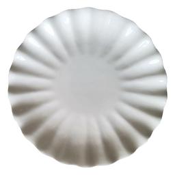 Тарілка S&T Хвилястий край, дрібна хвиля, 30,5 см, білий (503571)