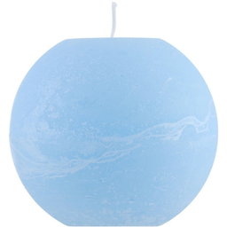 Свеча Pragnis Рустик, 10х10 см, голубая (S1010-550)