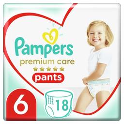 Подгузники-трусики Pampers Premium Care Pants 6 (15+ кг), 18 шт.
