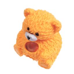 Игрушка-антистресс Offtop Медведь, желтый (860255)