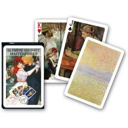 Карты игральные Piatnik Шедевры импрессионистов, одна колода, 55 карт (PT-112218)