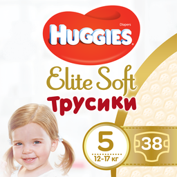 Підгузки-трусики Huggies Elite Soft Pants 5 (12-17 кг), 38 шт.