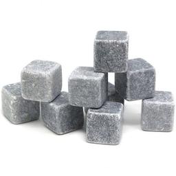 Набір охолоджуючих каменів для віскі Vin Bouquet Ice Rocks граніт, 9 штук (FIE 016)