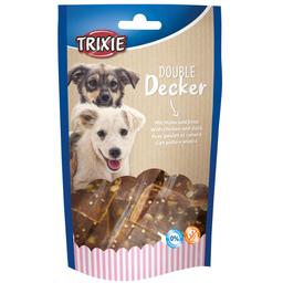Ласощі для собак Trixie Double Decker, курка та качка, 100 г (31657)