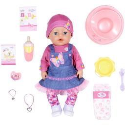 Кукла Baby Born Нежные объятия Джинсовый лук, с аксессуарами, 43 см (831298)