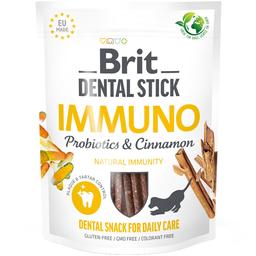 Лакомство для собак Brit Dental Stick Immuno для крепкого иммунитета, пробиотики и корица 7 шт. 251 г