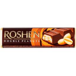 Батончик Roshen Double peanuts молочний шоколад з арахісом 39 г
