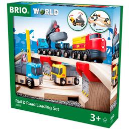 Дитяча залізниця Brio з переїздом та навантаженням (33210)
