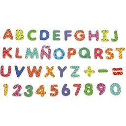 Набор Viga Toys Магнитные буквы и цифры, 77 элементов (59429)