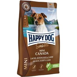 Сухой корм для собак мелких пород Happy Dog HD Sensible Mini Canada, с лососем, кроликом и ягненком, 800 г