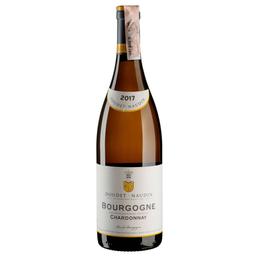 Вино Doudet Naudin Bourgogne Chardonnay, біле, сухе, 0,75 л