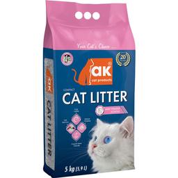 Наполнитель бентонитовый AKcat Compact Cat Litter Детская присыпка, 5 кг/5.9 л