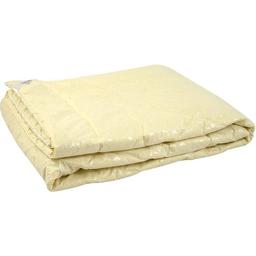 Одеяло шерстяное Руно Нежность, евростандарт, тик, 220х200 см, молочное (322.29ШНУ_Молочний вензель)