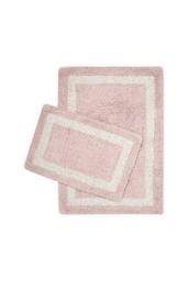 Набор ковриков Irya Liberte pembe, 90х60 см и 60х40 см, светло-розовый (svt-2000022214018)
