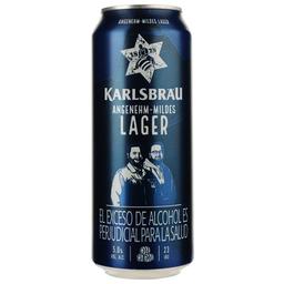 Пиво Karlsbrau Lager светлое 5% 0.5 л ж/б
