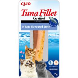 Лакомство для кошек Inaba Ciao Grilled филе тунца на гриле в бульоне из тунца 15 г
