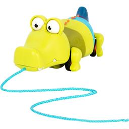 Іграшка-каталка на мотузочці Battat Крокодил Клац-Клаус (BX1674Z)