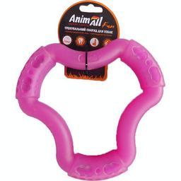 Іграшка для собак AnimAll Fun AGrizZzly Кільце шестистороннє фіолетова 20 см