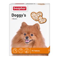 Лакомство Beaphar Doggy's +Biotin с биотином для собак, 75 шт. (12507)