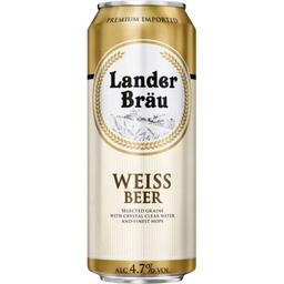Пиво Landerbrau Weissbier светлое 4.7% 0.5 л ж/б