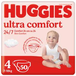 Підгузки Huggies Ultra Comfort 4 (7-18 кг), 50 шт.