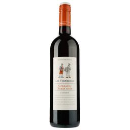 Вино Les Vignerons Grenache-Pinot Noir, червоне, сухе, 0,75 л