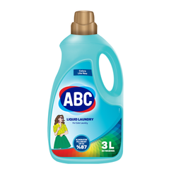 Жидкое стиральное средство ABC, для цветного белья, автомат, 3 л