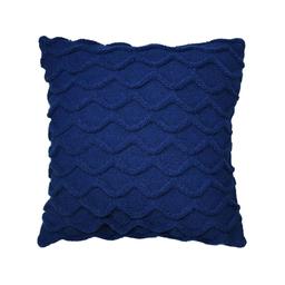 Подушка декоративна Прованс Хвилі, 33х33 см, синій (27422)