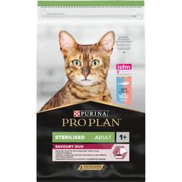 Сухой корм для стерилизованных кошек Purina Pro Plan Sterilised Senses, с треской и форелью, 10 кг