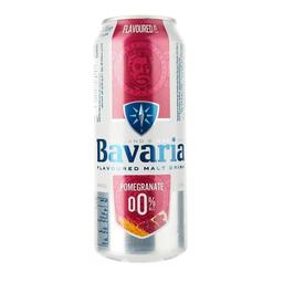 Пиво безалкогольне Bavaria Гранат світле, з/б, 0.5 л