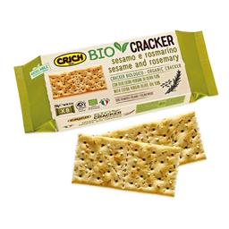 Крекери Crich Bio Crackers з кунжутом та розмарином органічні 250 г