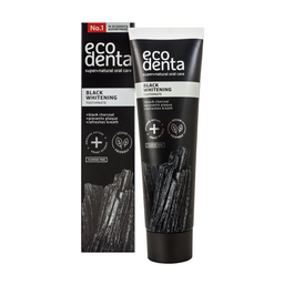 Зубна паста Ecodenta expert line, відбілююча, чорна, 75 мл